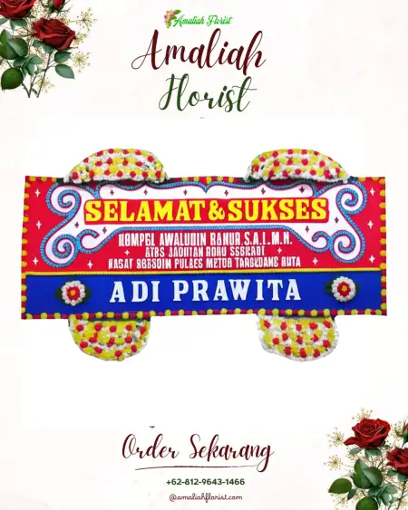 Papan Bunga Ucapan Selamat Tangkerang Tengah